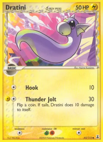 Dratini δ Pokémon card #65
