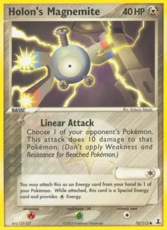Holon's Magnemite Pokémon card #70