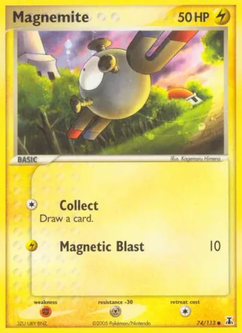Magnemite Pokémon card #74