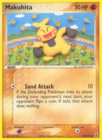 Makuhita Pokémon card #75