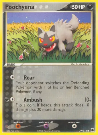 Poochyena Pokémon card #79