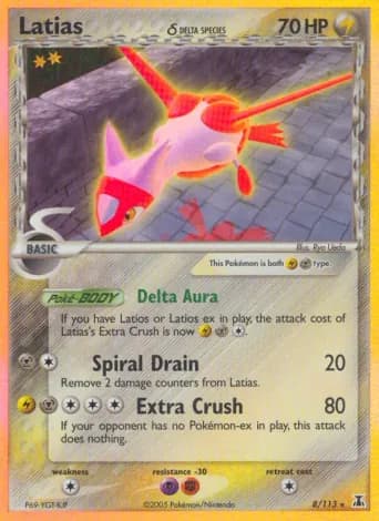 Latias δ Pokémon card #8