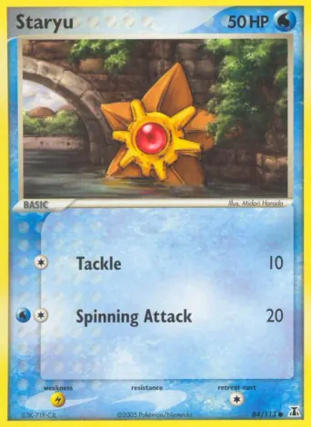 Staryu Pokémon card #84