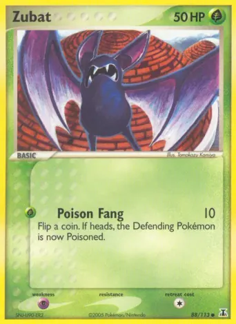 Zubat Pokémon card #88
