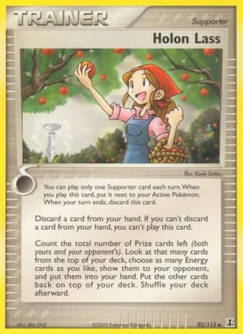 Holon Lass Pokémon card #92