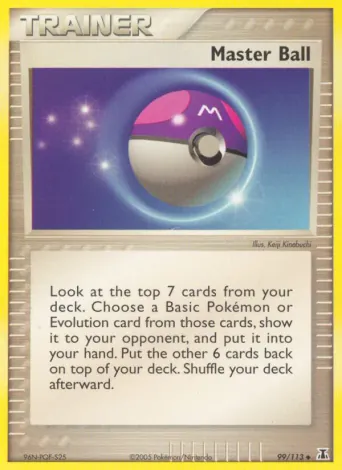 Master Ball Pokémon card #99
