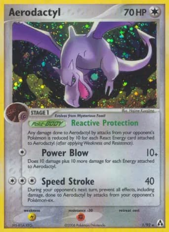 Aerodactyl Pokémon card #1