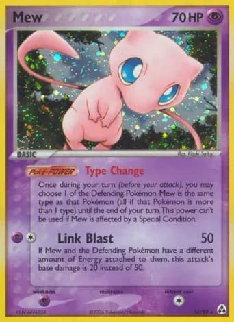 Mew Pokémon card #10