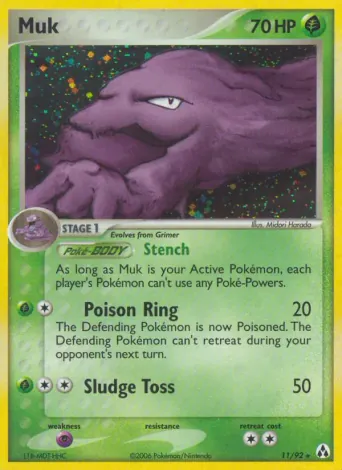 Muk Pokémon card #11