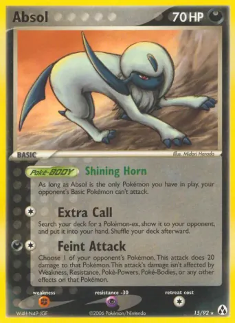 Absol Pokémon card #15