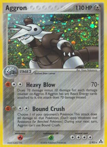 Aggron Pokémon card #2