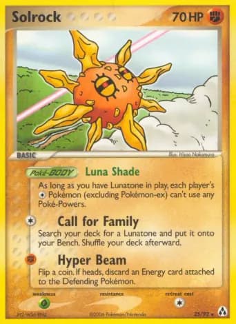 Solrock Pokémon card #25