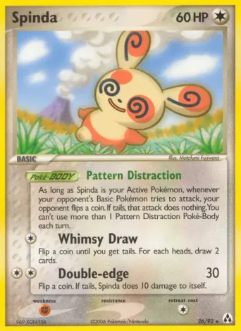 Spinda Pokémon card #26