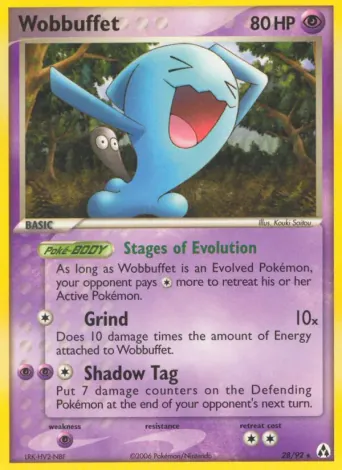 Wobbuffet Pokémon card #28