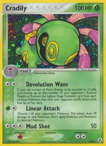Cradily Pokémon card #3