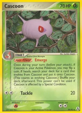 Cascoon Pokémon card #30