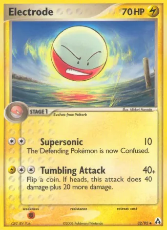 Electrode Pokémon card #32