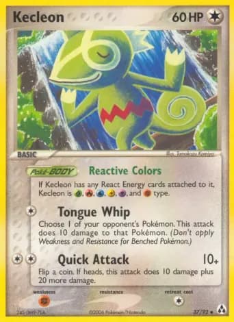 Kecleon Pokémon card #37