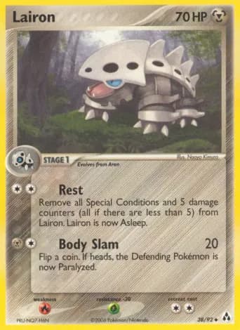 Lairon Pokémon card #38