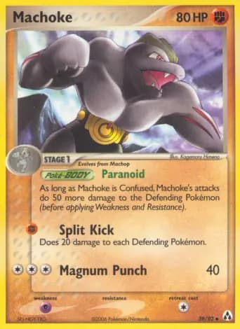 Machoke Pokémon card #39