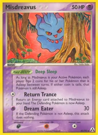 Misdreavus Pokémon card #40