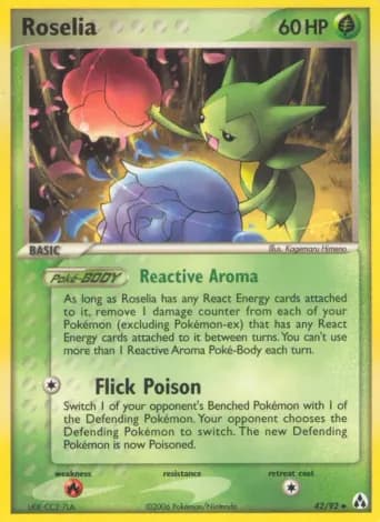 Roselia Pokémon card #42