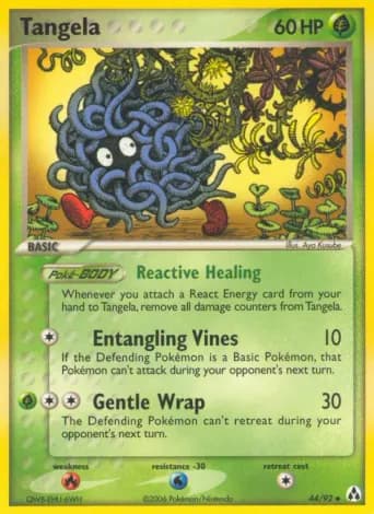 Tangela Pokémon card #44