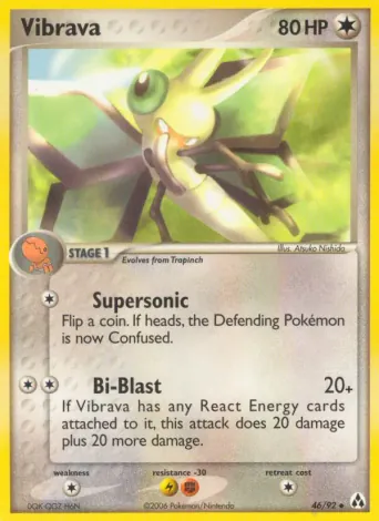 Vibrava Pokémon card #46