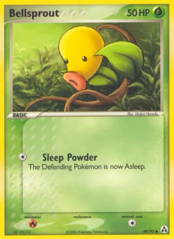 Bellsprout Pokémon card #49