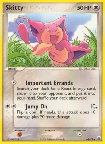 Skitty Pokémon card #64