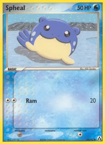 Spheal Pokémon card #65