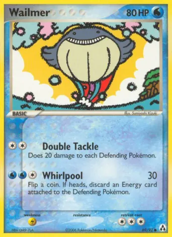 Wailmer Pokémon card #69