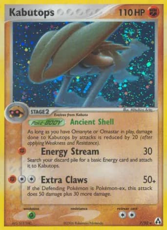 Kabutops Pokémon card #7