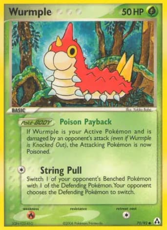 Wurmple Pokémon card #70