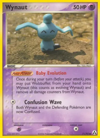 Wynaut Pokémon card #71