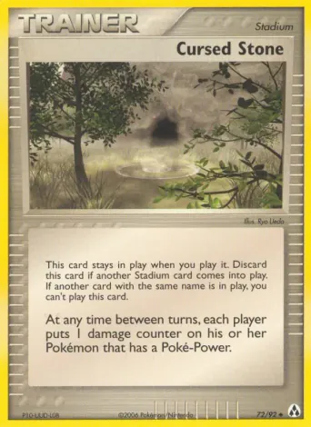 Cursed Stone Pokémon card #72