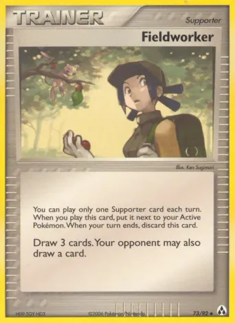 Fieldworker Pokémon card #73