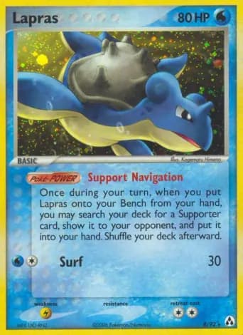 Lapras Pokémon card #8