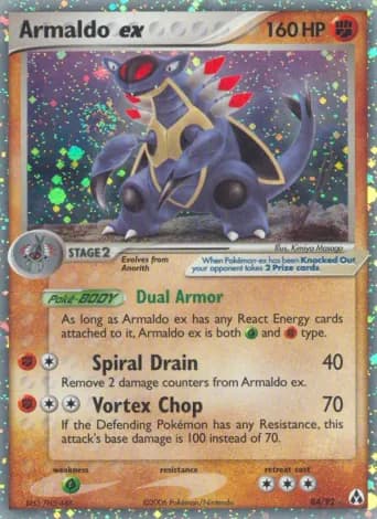 Armaldo ex Pokémon card #84