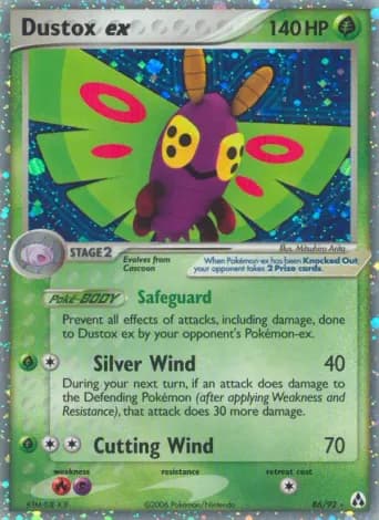 Dustox ex Pokémon card #86