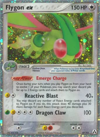 Flygon ex Pokémon card #87