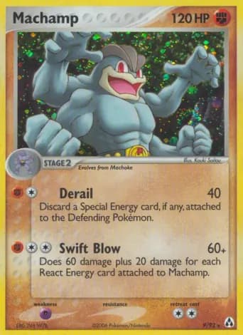 Machamp Pokémon card #9