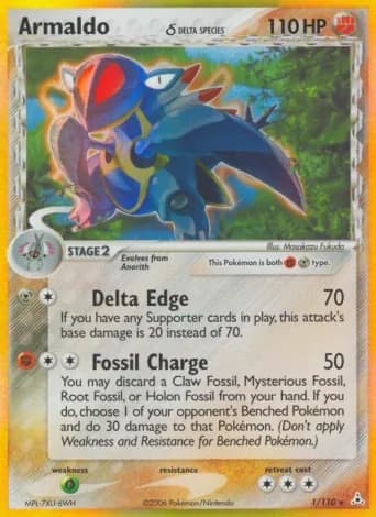 Armaldo δ Pokémon card #1