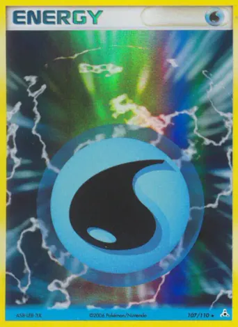 Water Energy Pokémon card #107