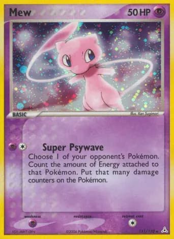 Mew Pokémon card #111