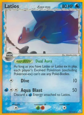 Latios δ Pokémon card #12