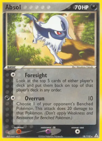 Absol Pokémon card #18