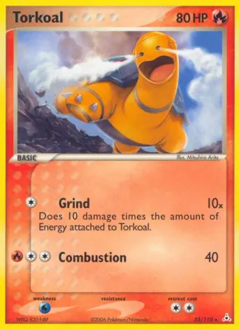 Torkoal Pokémon card #33