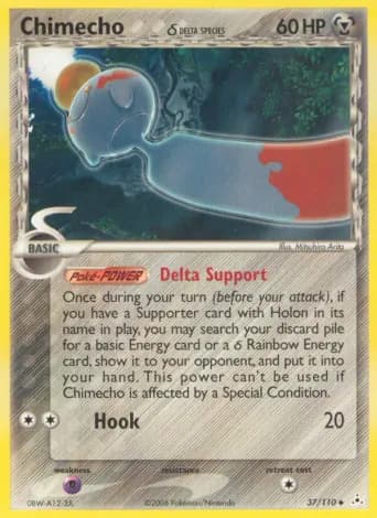 Chimecho δ Pokémon card #37