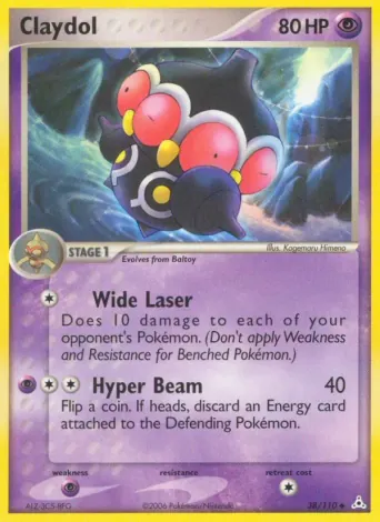Claydol Pokémon card #38
